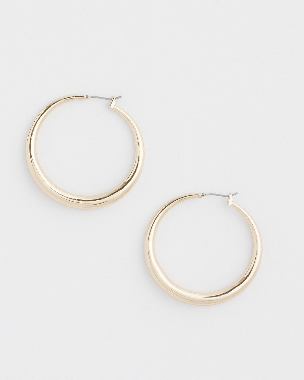 Cassie Gold-Tone Hoop Earrings