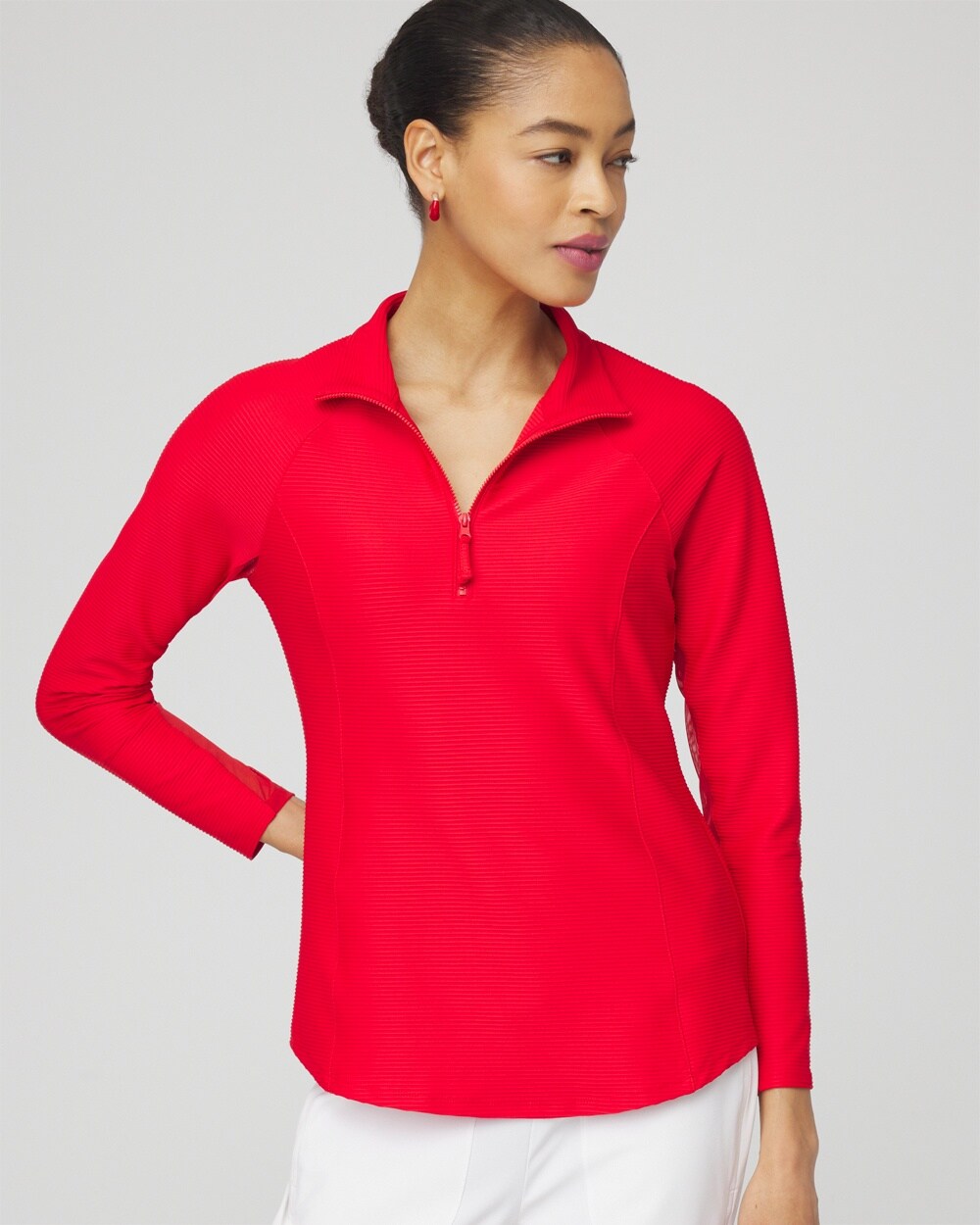 Zenergy\u00AE Mesh Detail Zip Pullover