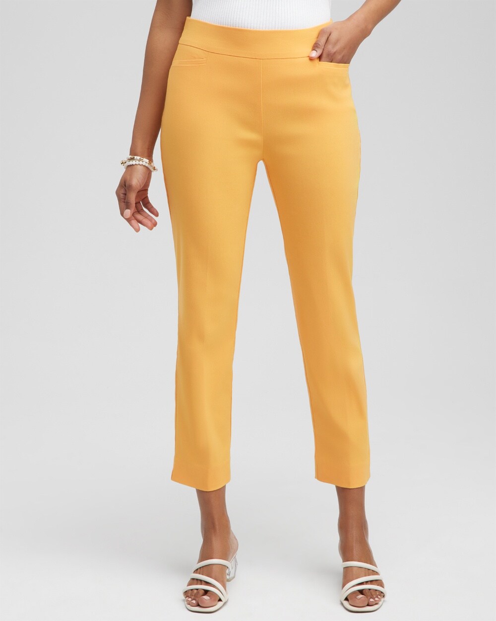 Petite Brigitte Slim Cropped Pants