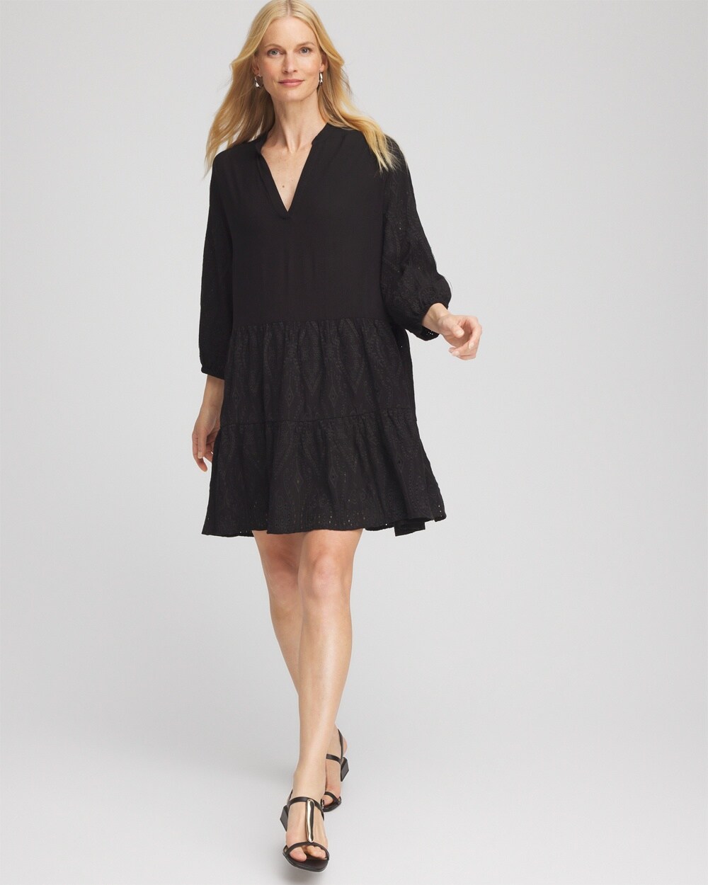 Embroidered Eyelet Coverup