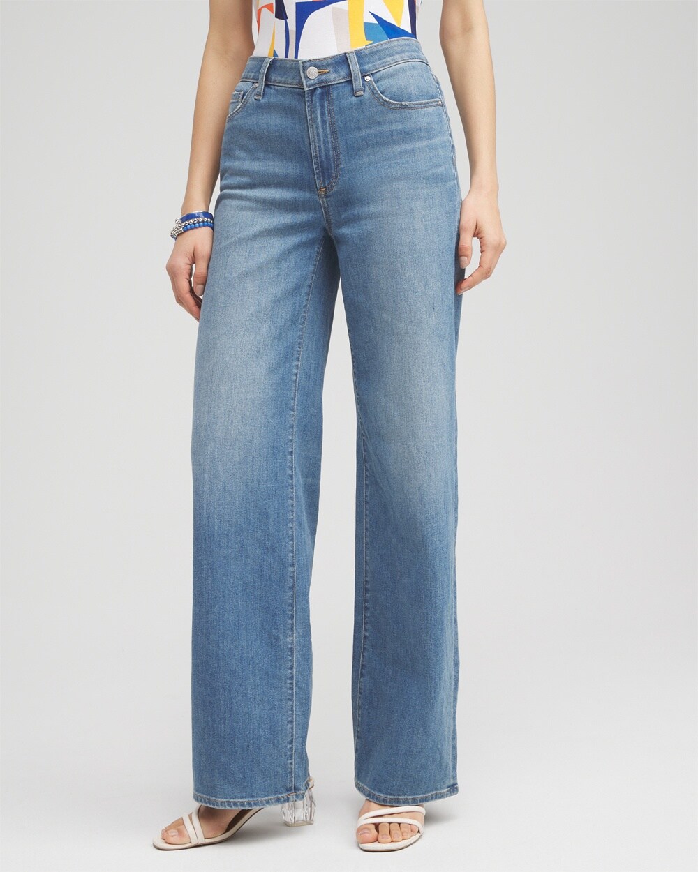 High Rise Wide Leg Jeans