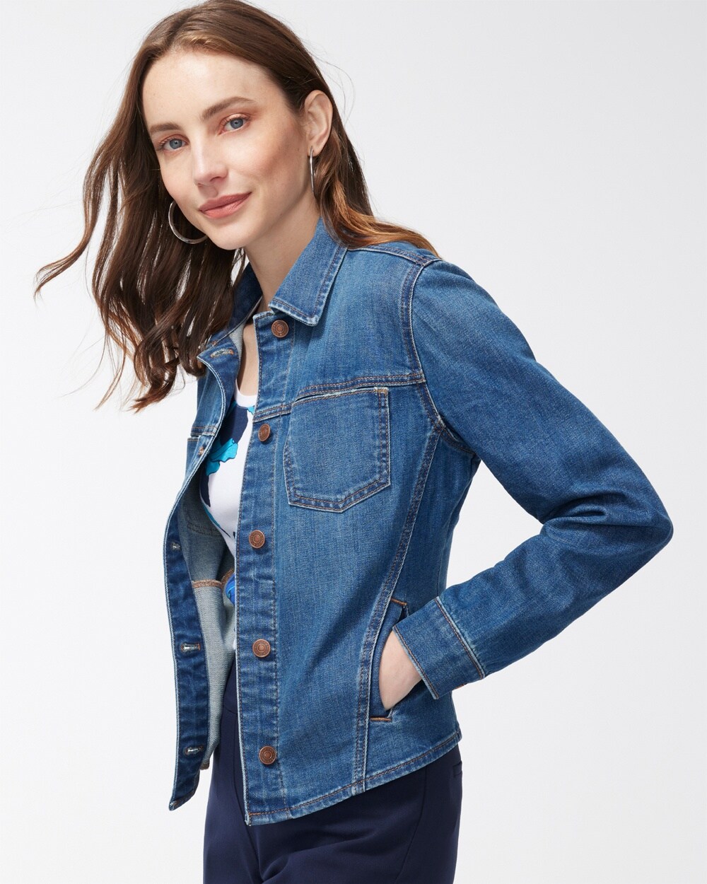 Cropped Denim Jacket