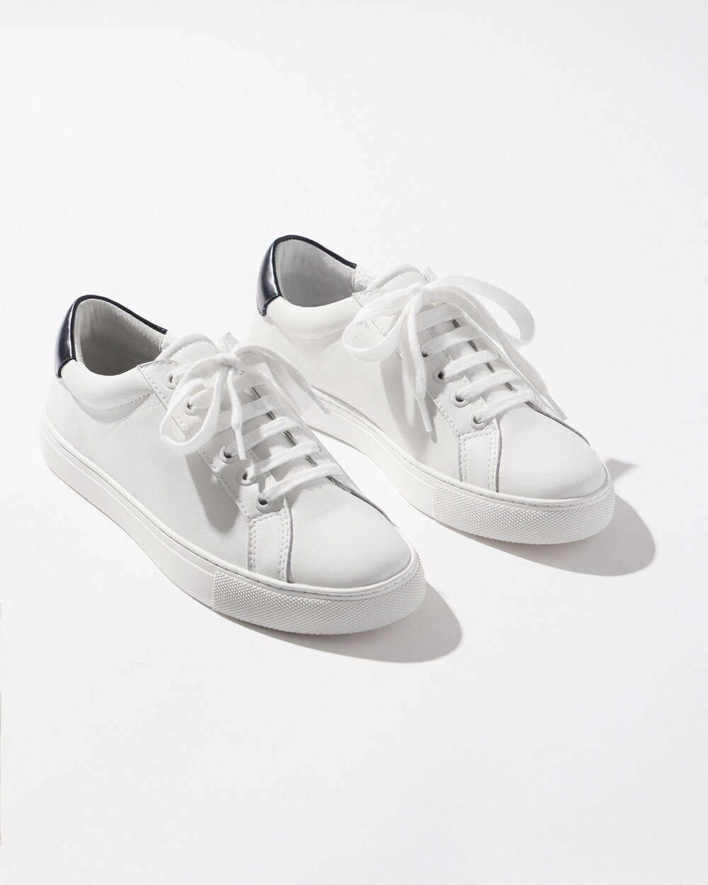 White Leather Sneakers