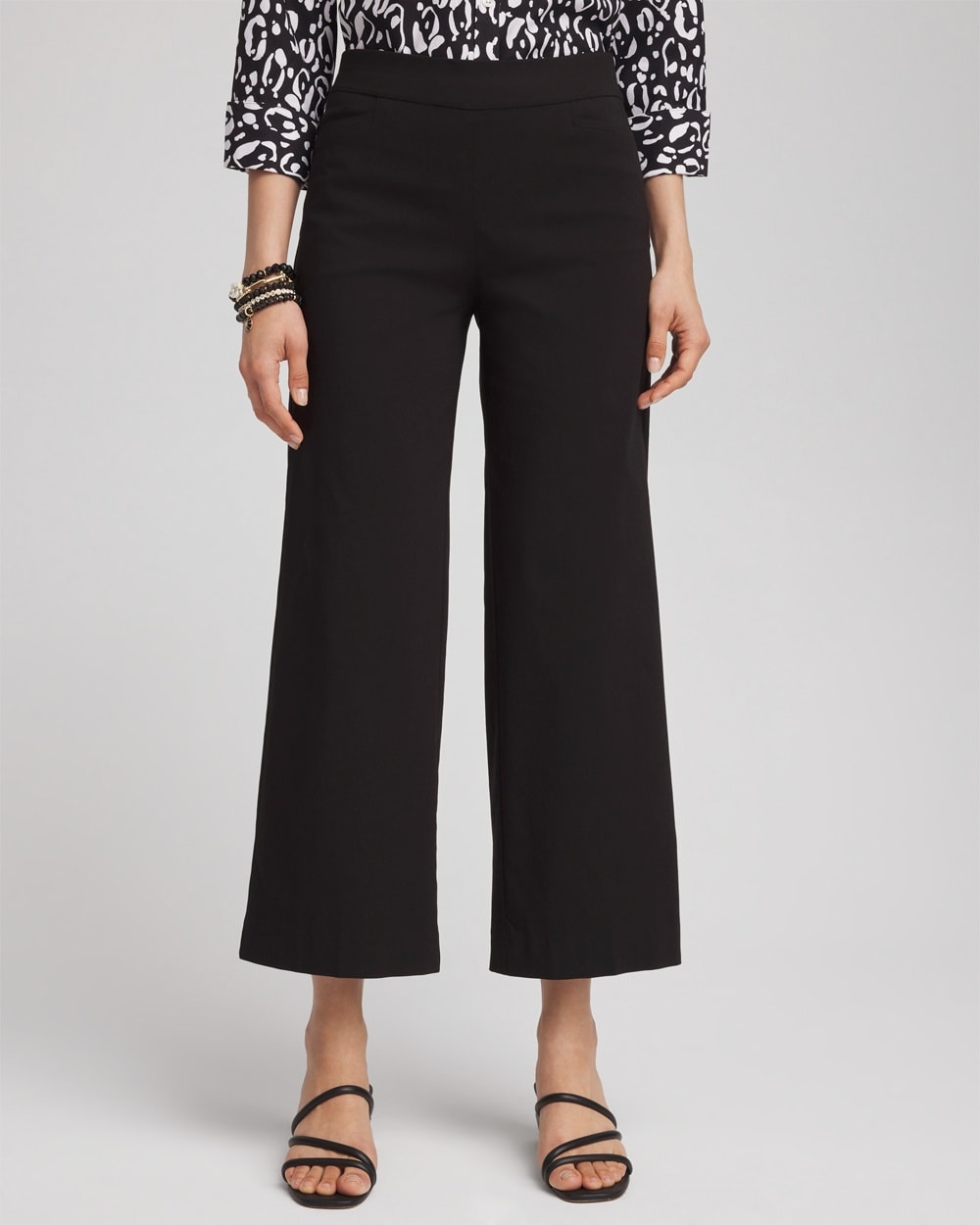 Brigitte Wide Leg Cropped Pants