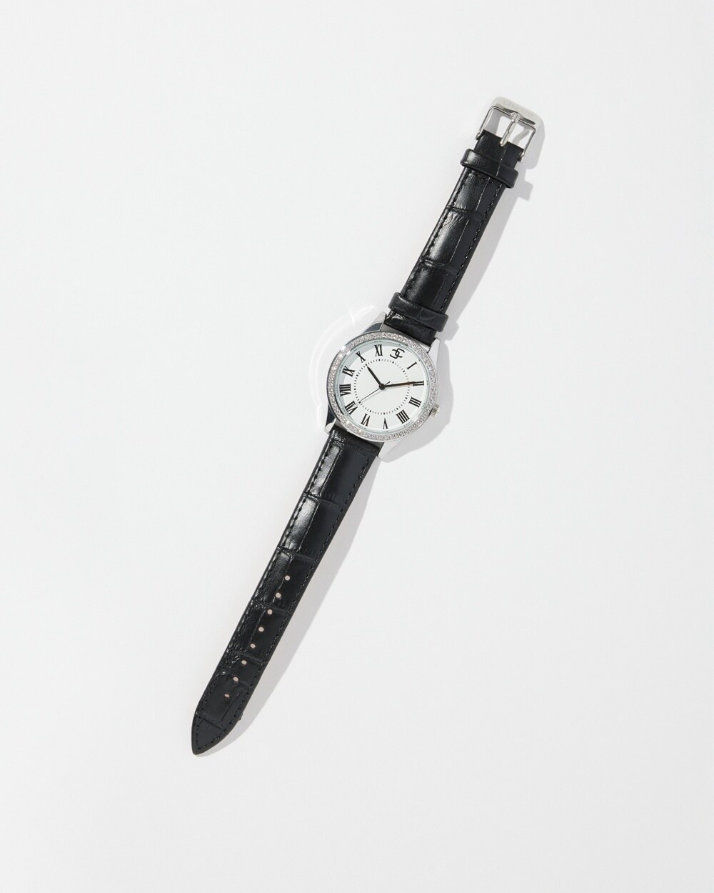 Black Leather Watch