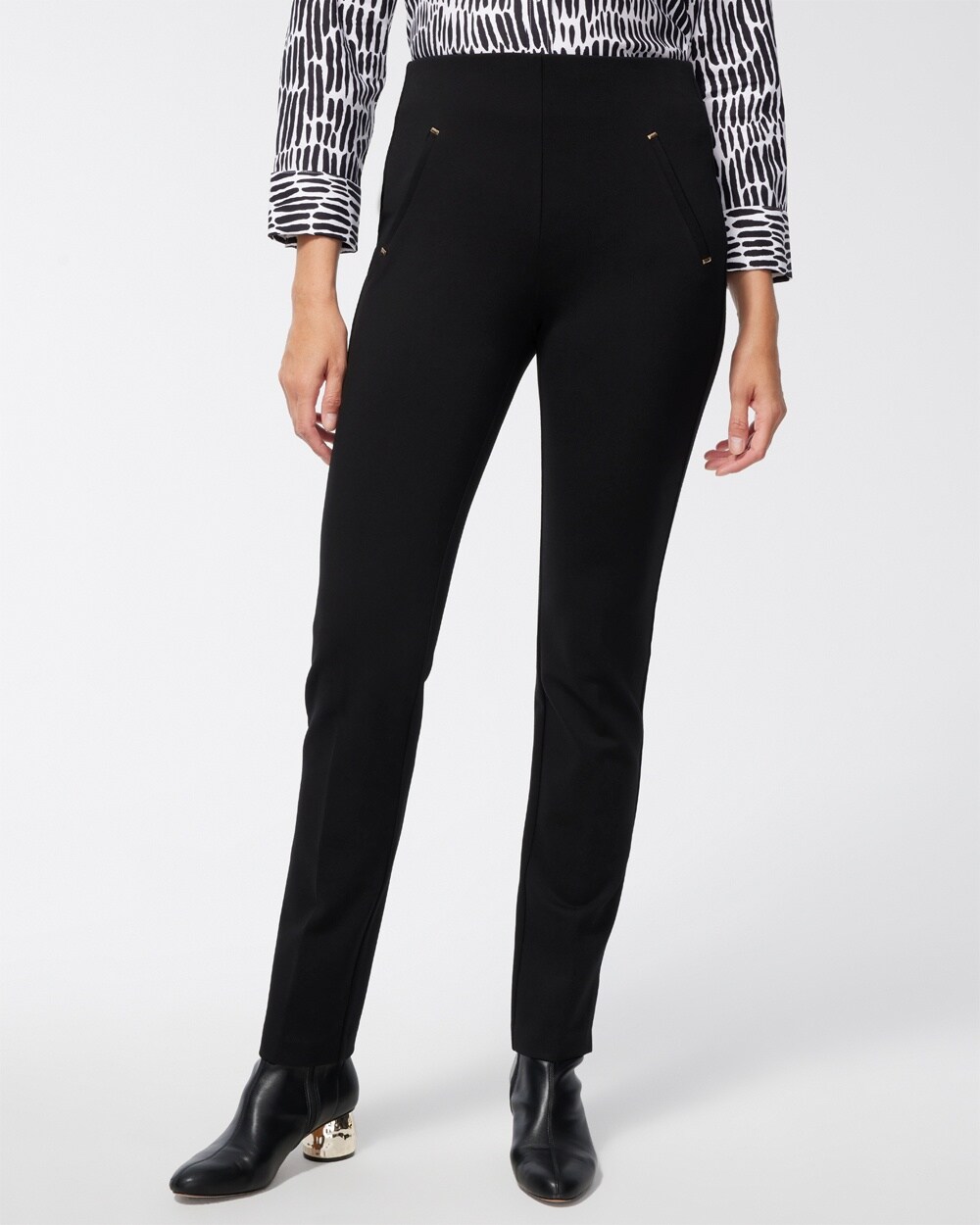 Juliet Ponte Trim Detail Pants