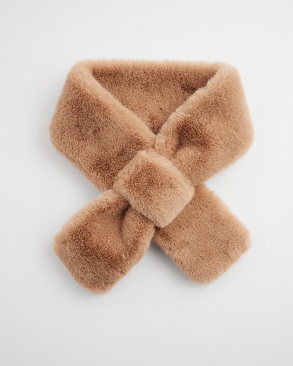 Faux Fur Pull Through Scarf