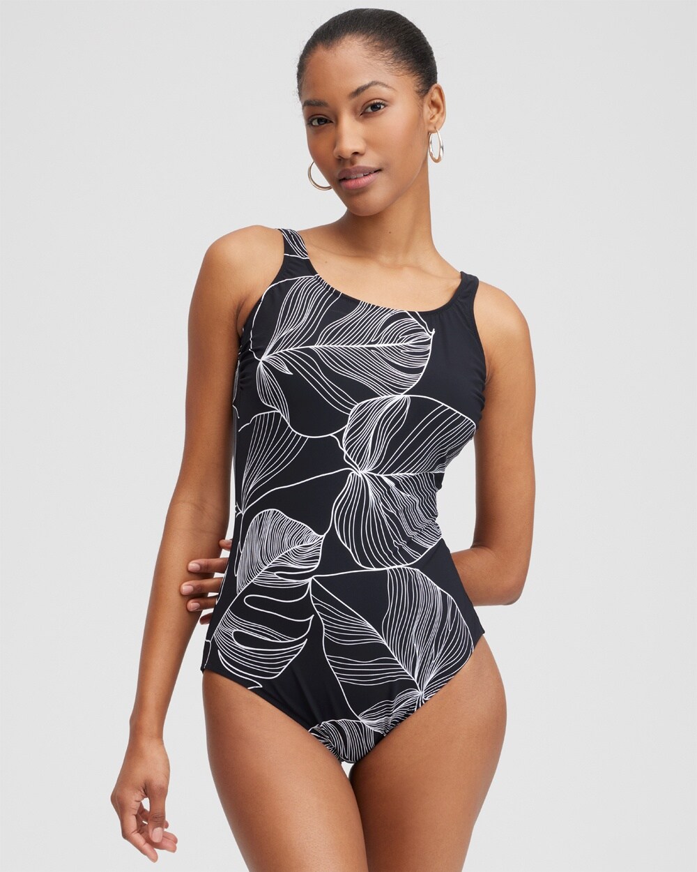 Gottex Square Neck One Piece Swimsuit