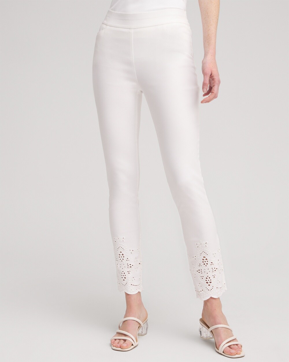 Brigitte Eyelet Ankle Pants