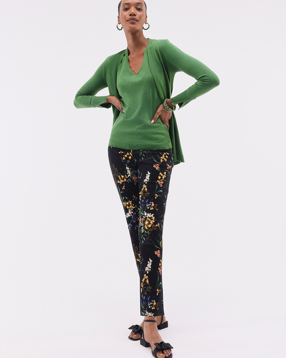 Brigitte Floral Ankle Pants