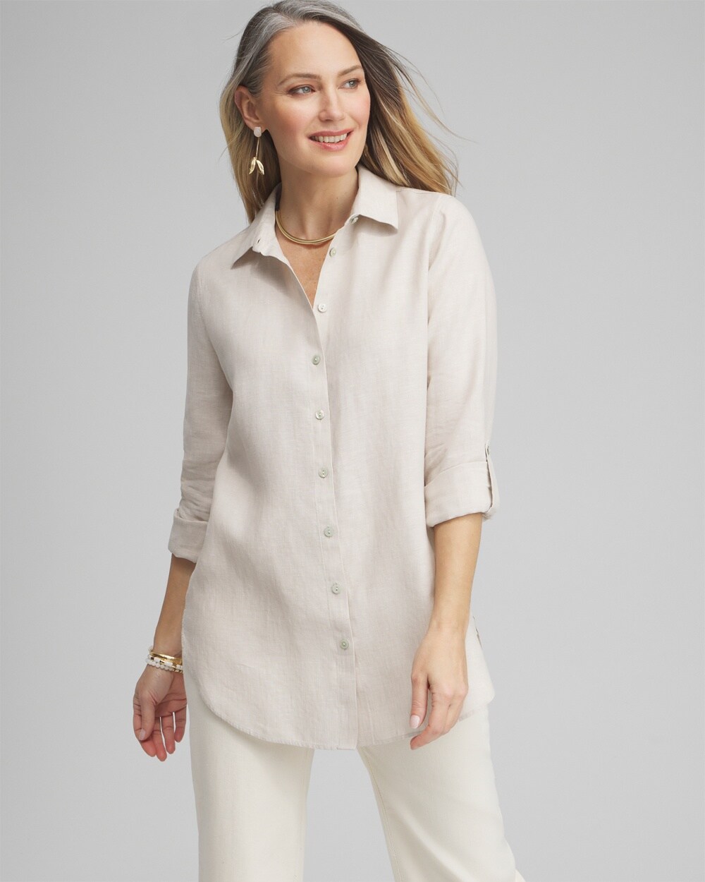 No Iron&#8482; Linen Tunic