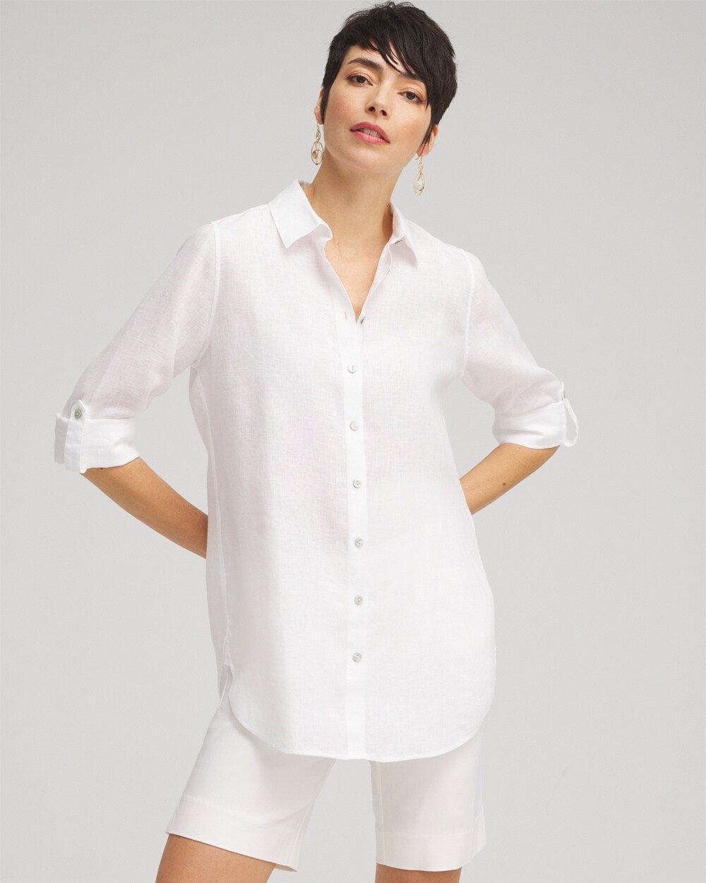 No Iron&#8482; Linen Tunic