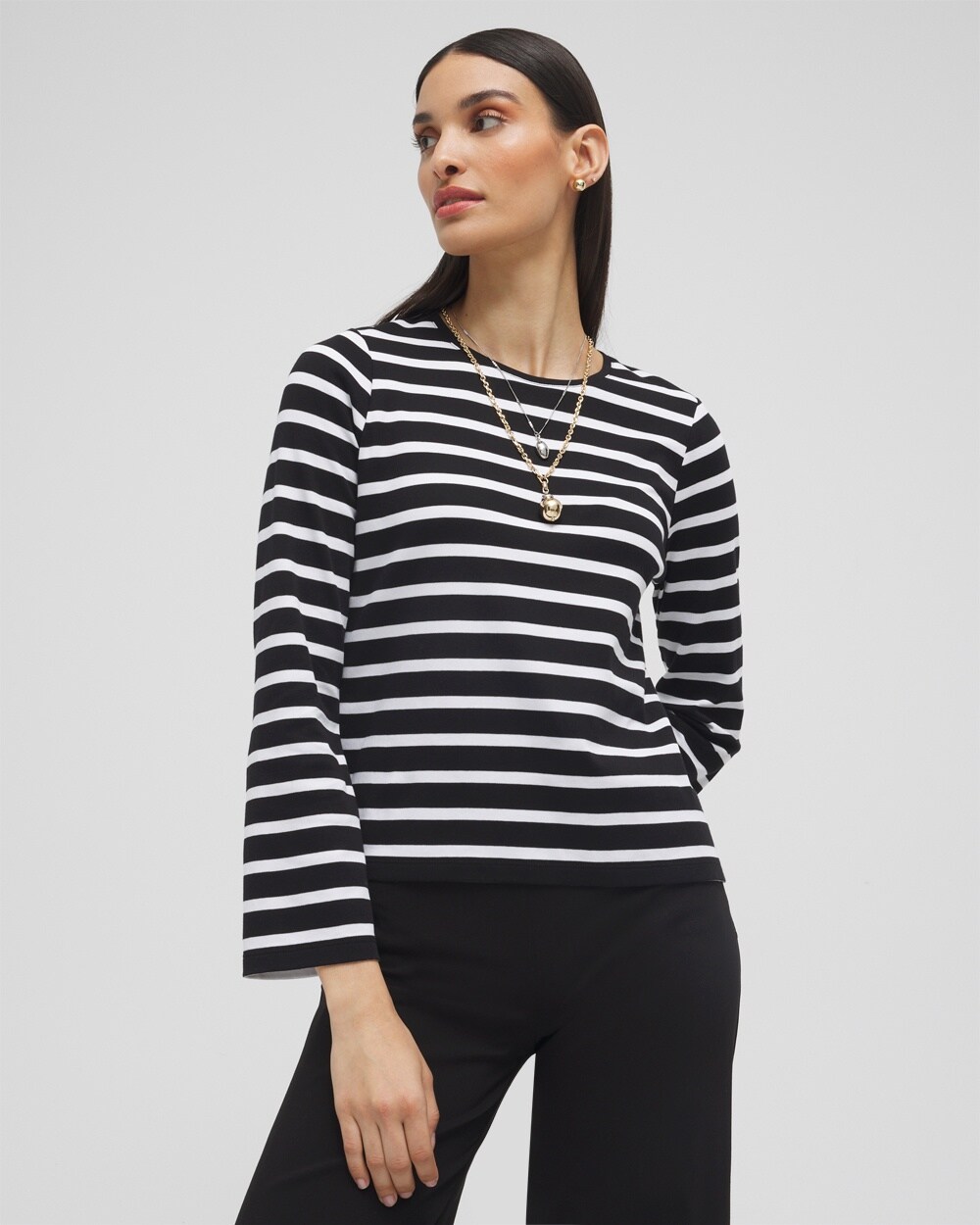 Striped Long Sleeve Tee