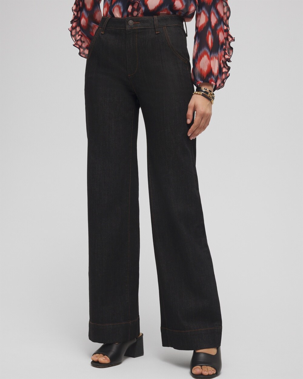 High Rise Wide Leg Jeans