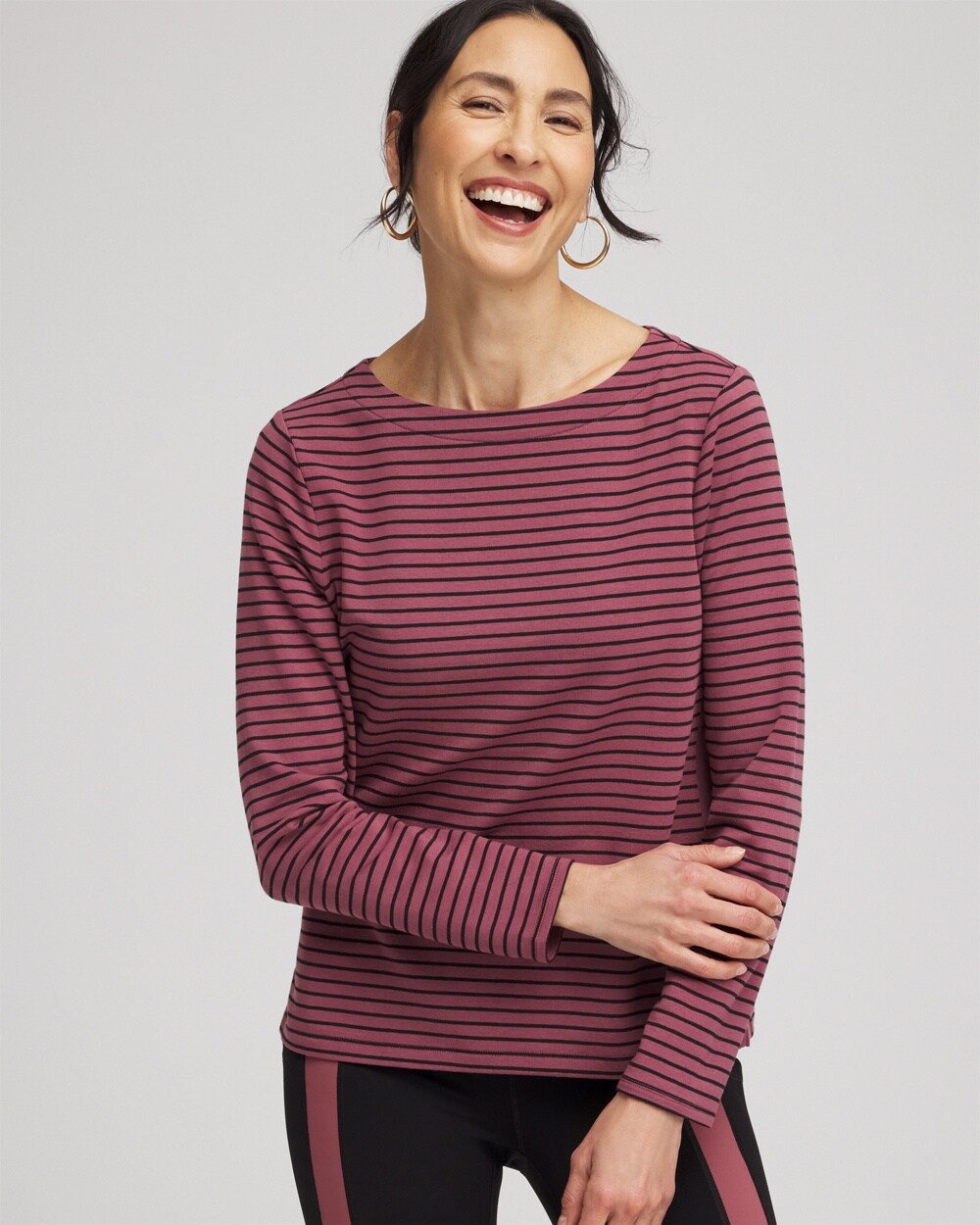 Zenergy\u00AE Block Stripe Pullover