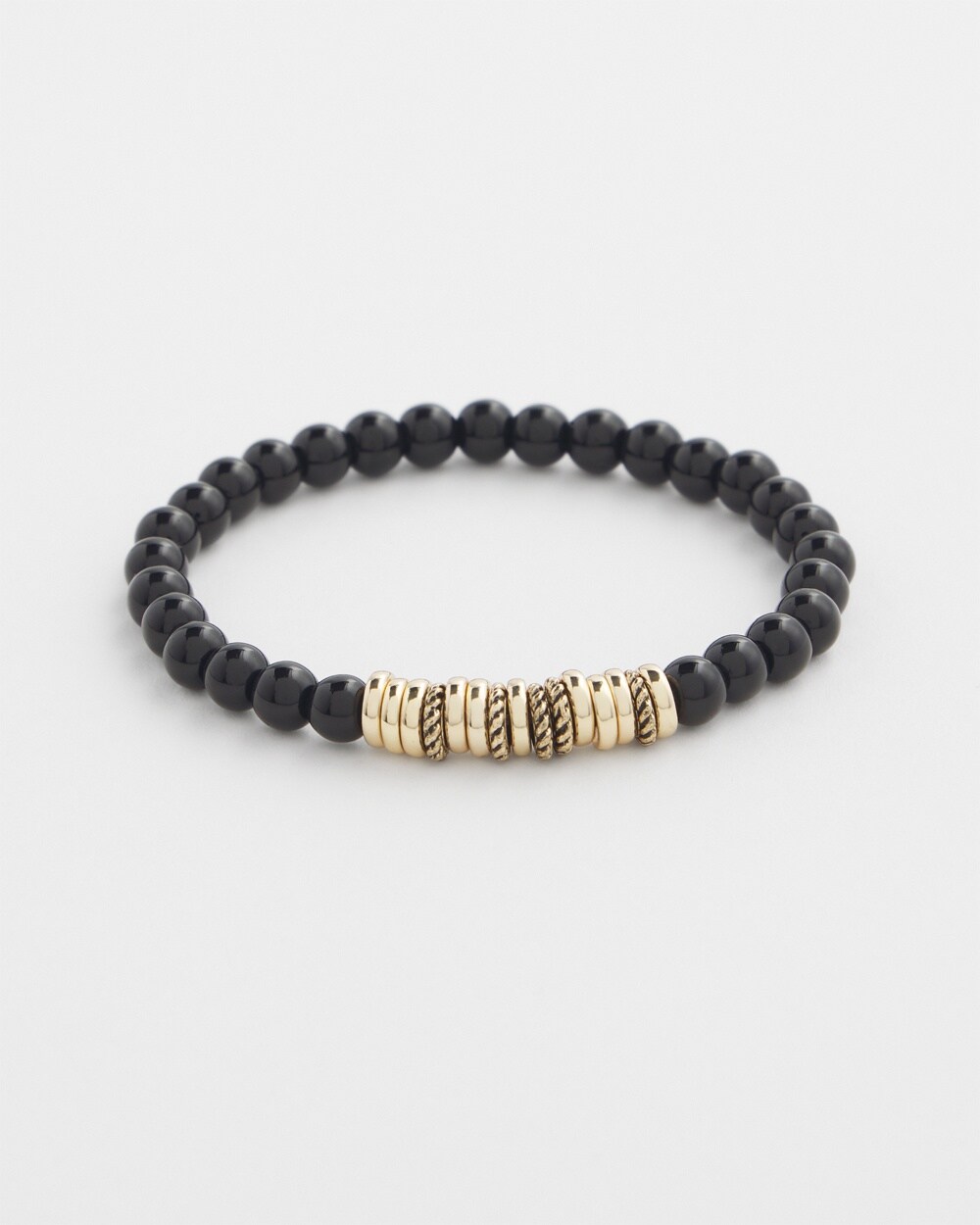 Black Jade Hero Stretch Bracelet