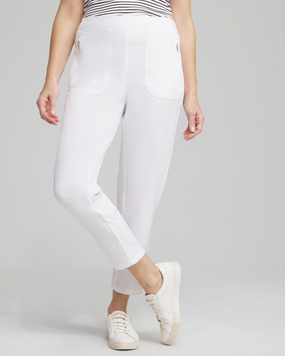 Zenergy\u00AE UPF Ribbed Side Ankle Pants