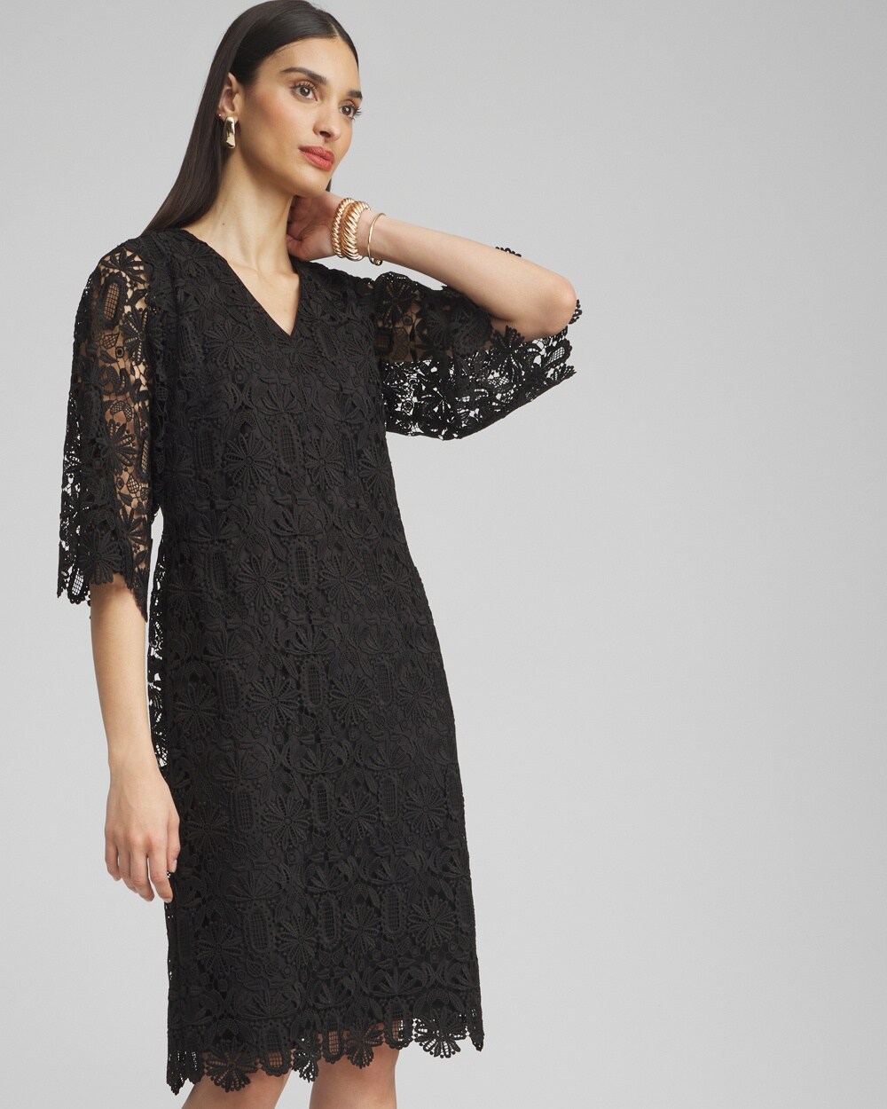 Lace Shift Dress