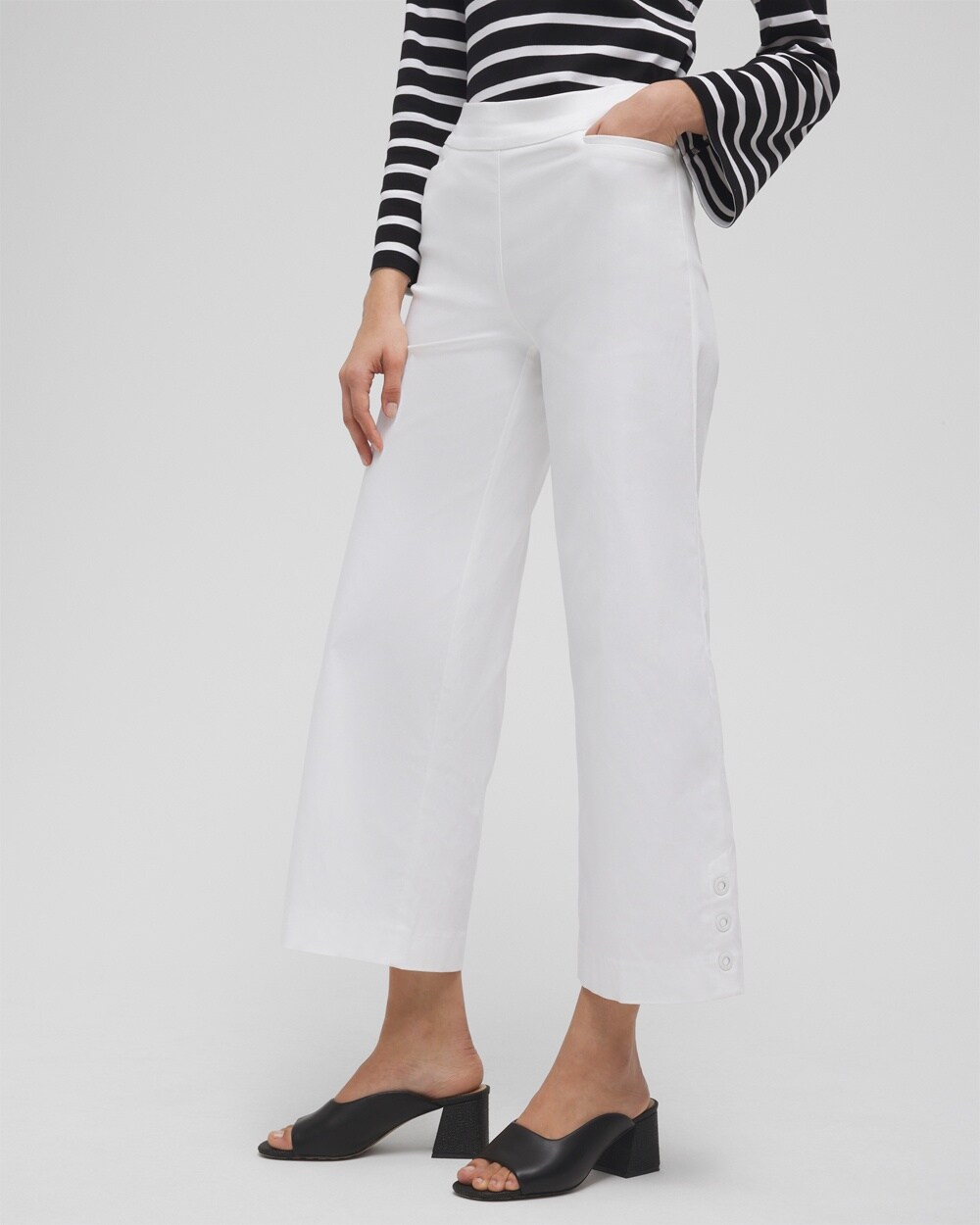 Brigitte Grommet Wide Leg Pants