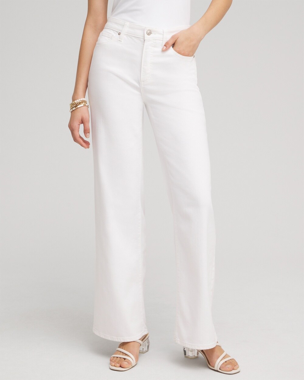 High Rise Wide Leg Jeans