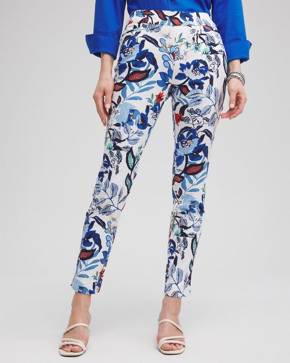 Brigitte Cool Floral Ankle Pants