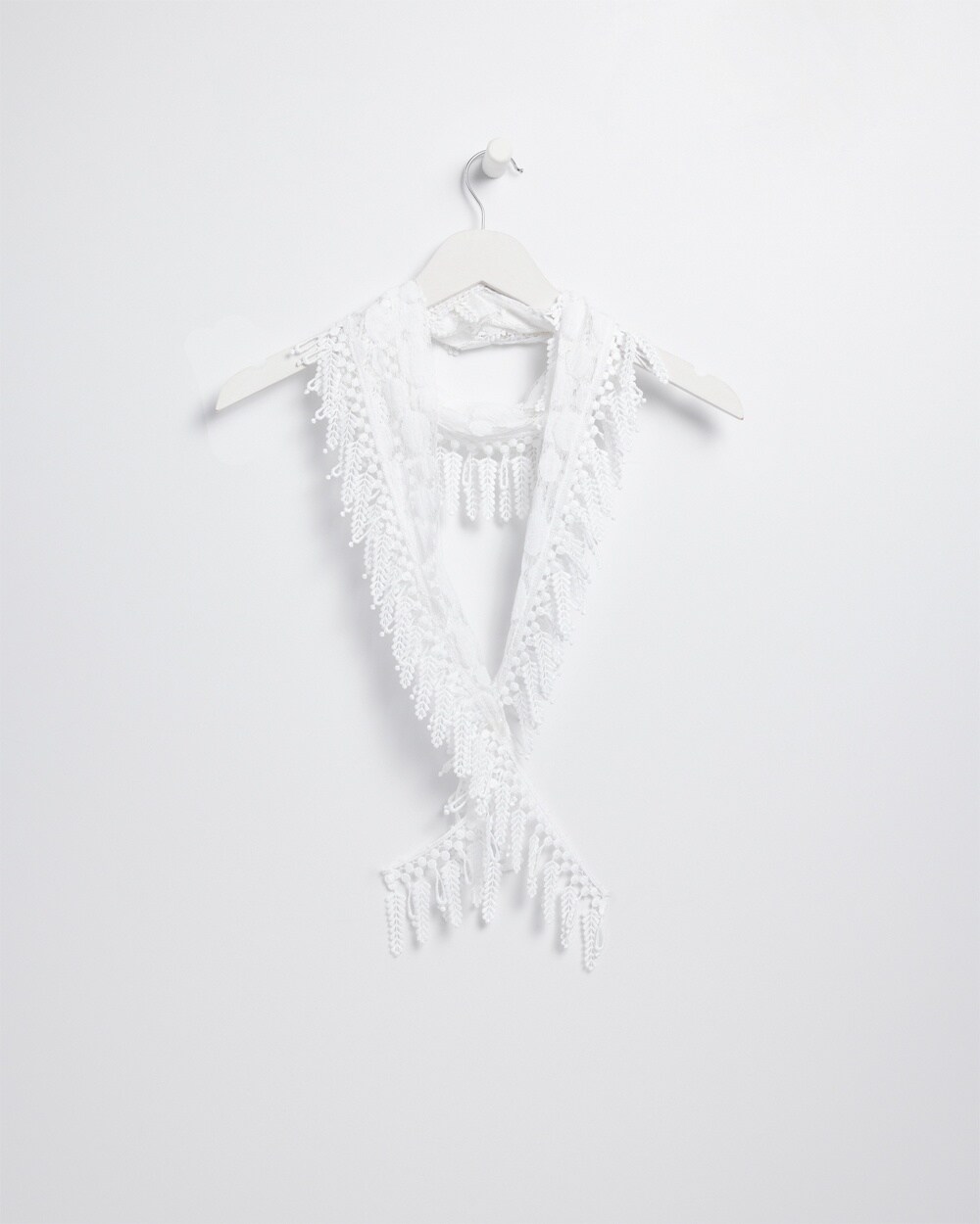 Lace Fringe Scarf