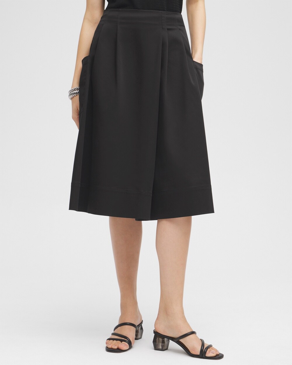 Black Label&#8482; Pleated Culotte Skort