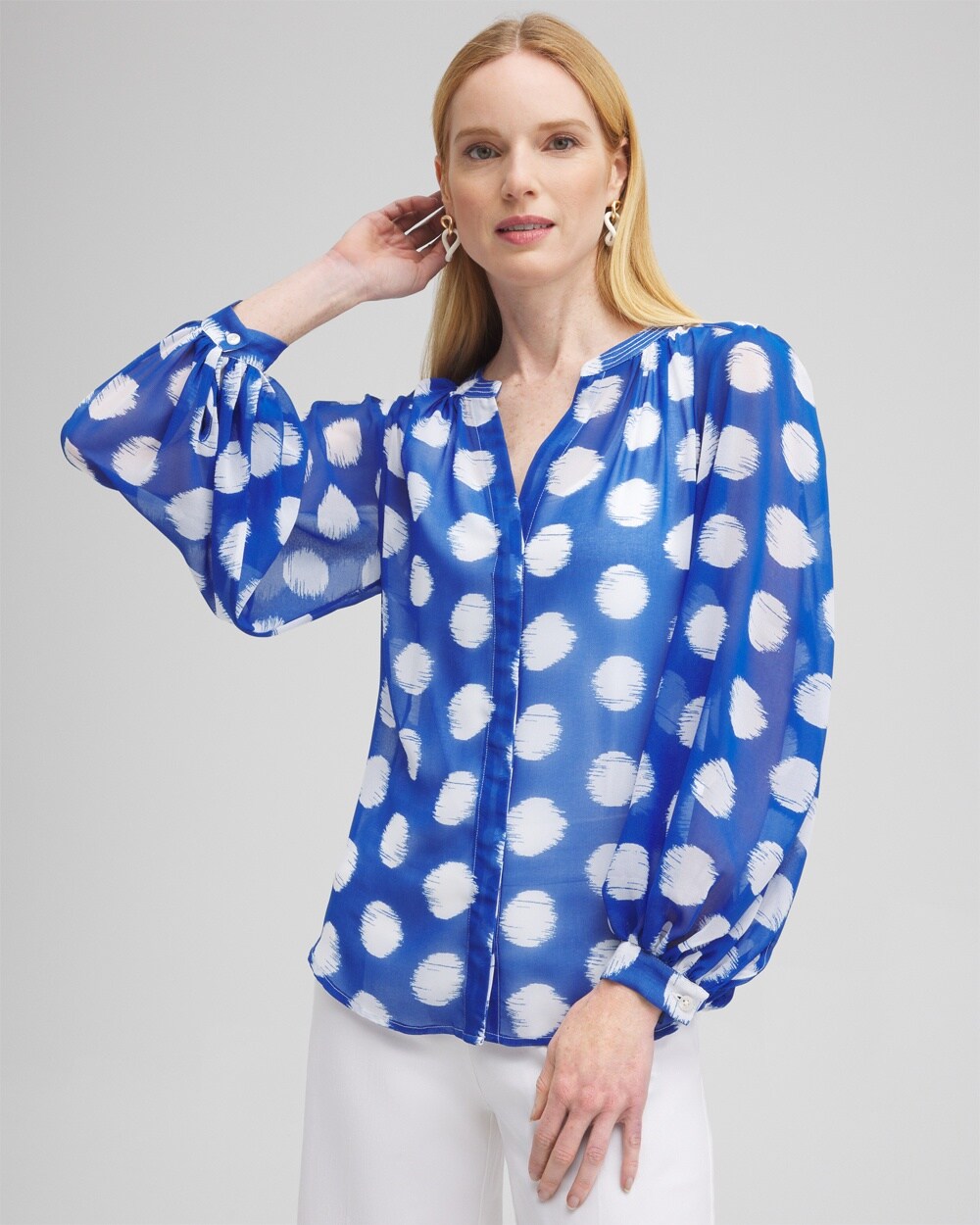 Ikat Dots Blouse