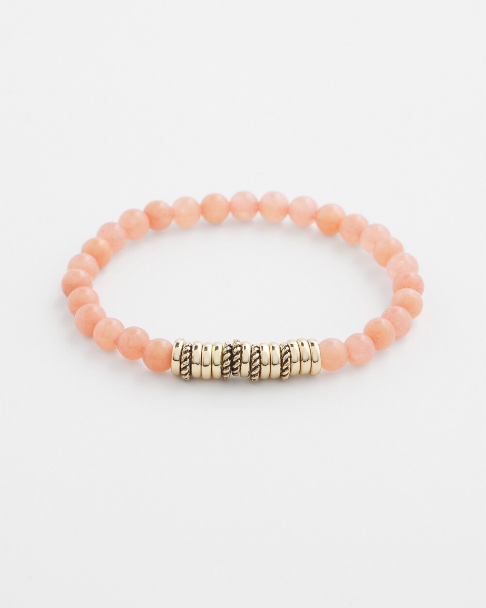 Pink Jade Hero Stretch Bracelet