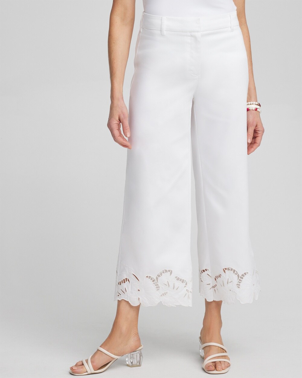 Cotton Sateen Cut Work Crops