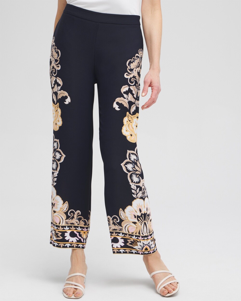 Floral Wide Leg Soft Pants