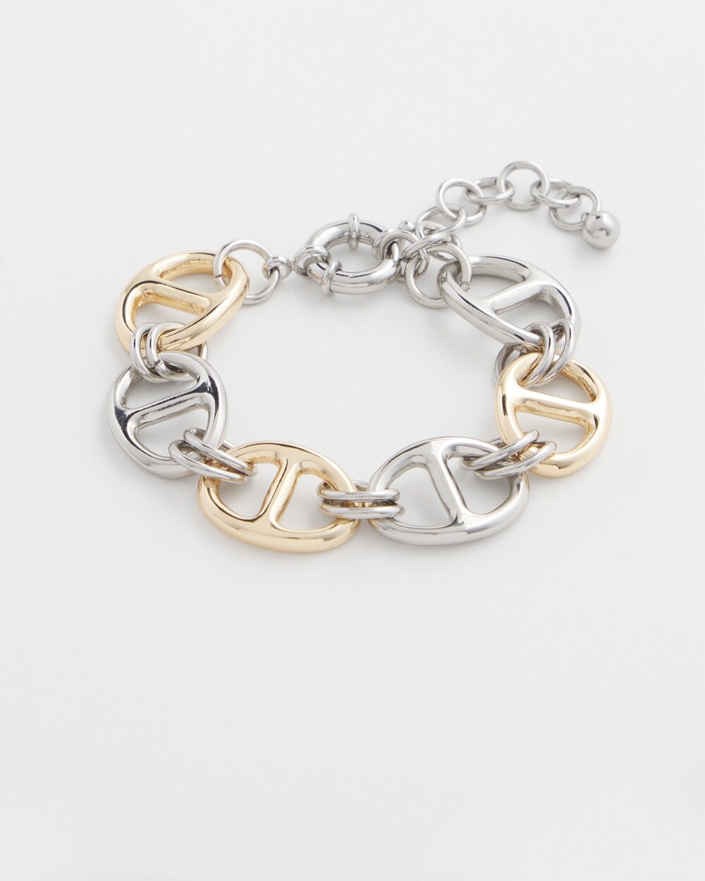 Mixed Metal Links Bracelet