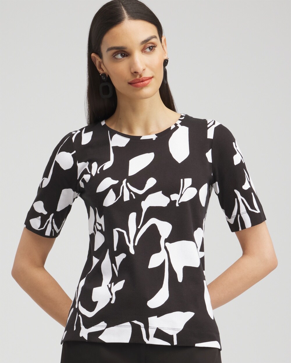 Abstract Everyday Elbow Sleeve Tee