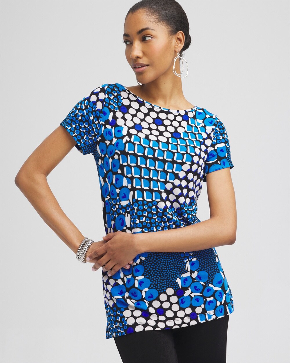 Travelers&#8482; Mixed Dots Tunic