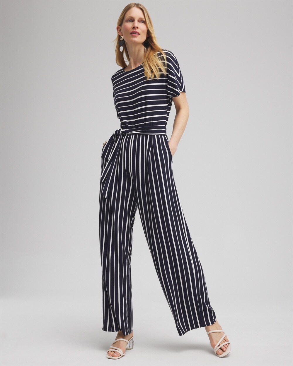 Dolman Stripe Jumpsuit