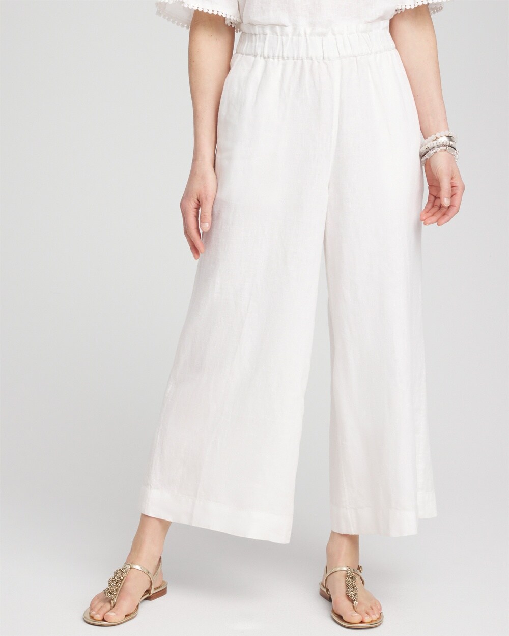 Linen Culotte Pants