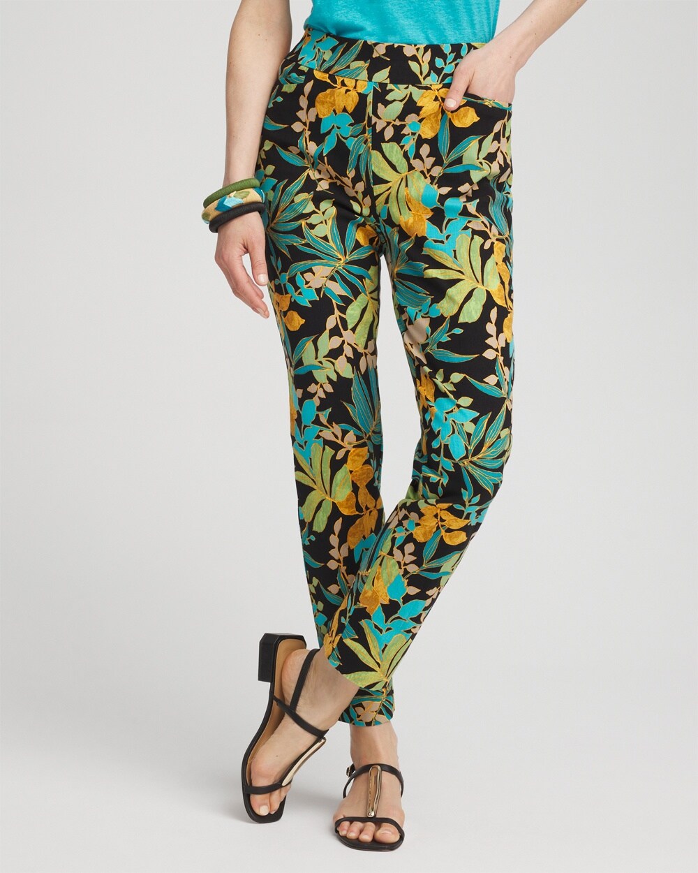 So Slimming\u00AE 180 Brigitte Palms Ankle Pants