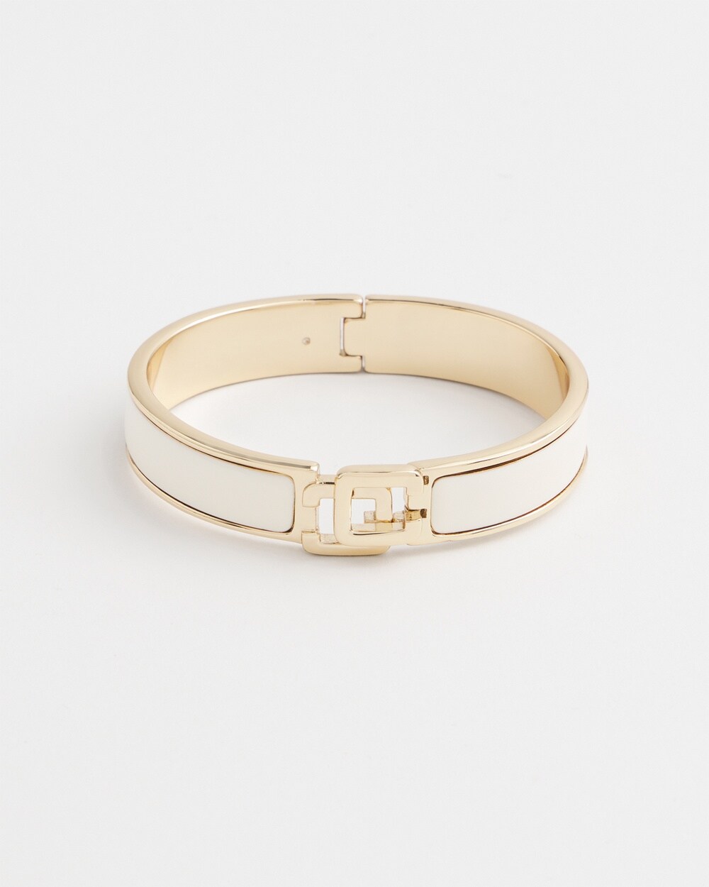 White Chico's Click Bangle