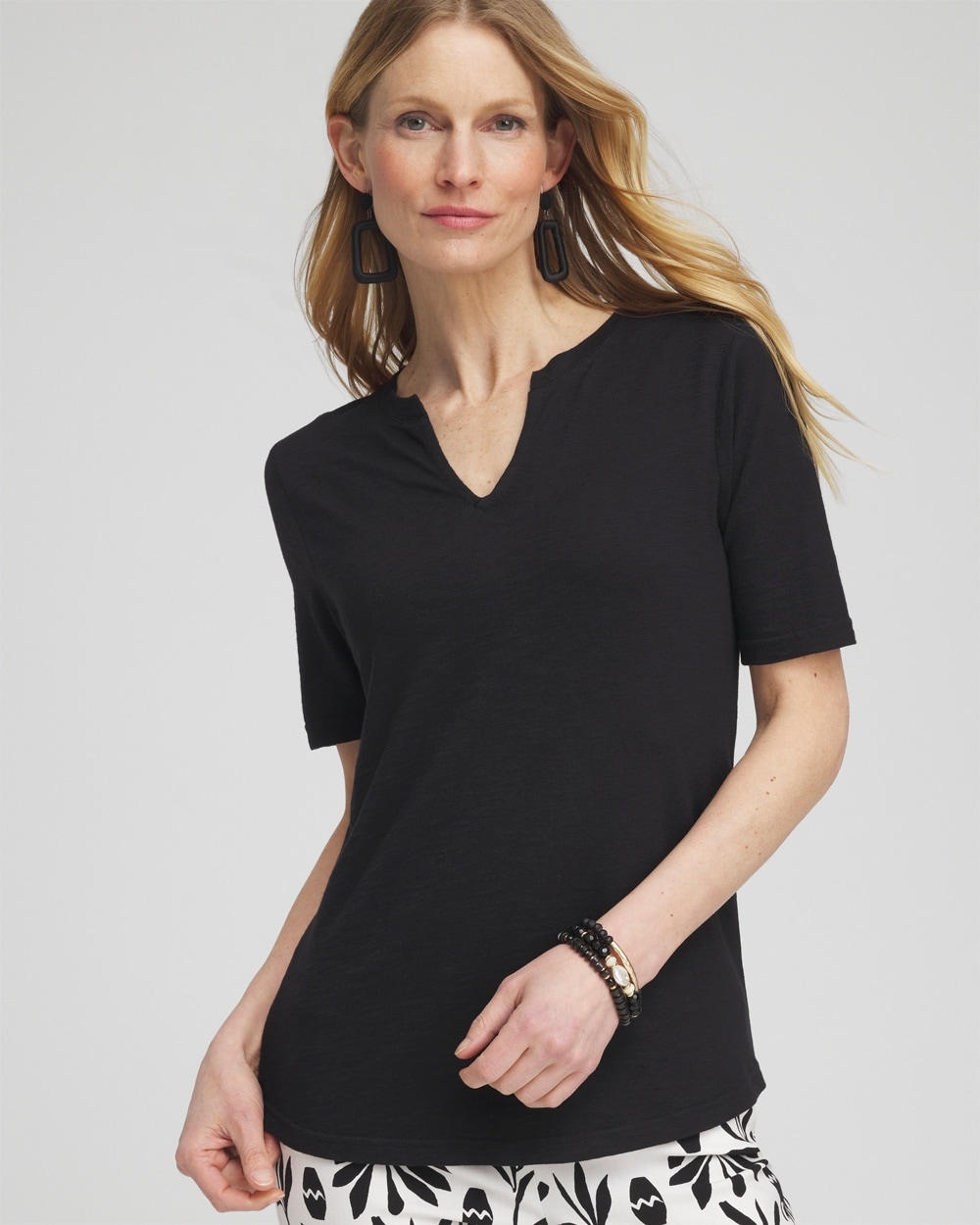 Notch Neck Tee