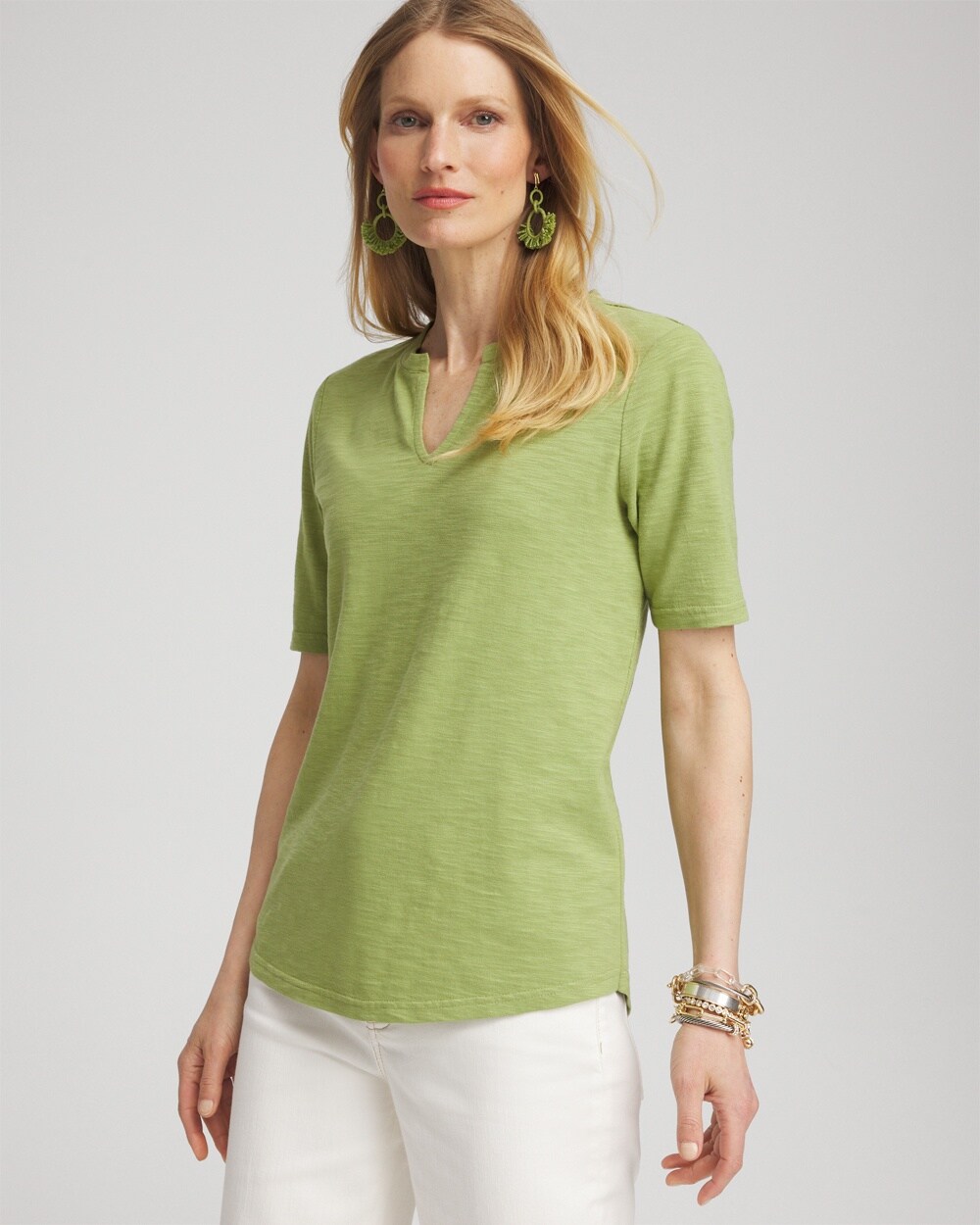 Notch Neck Tee