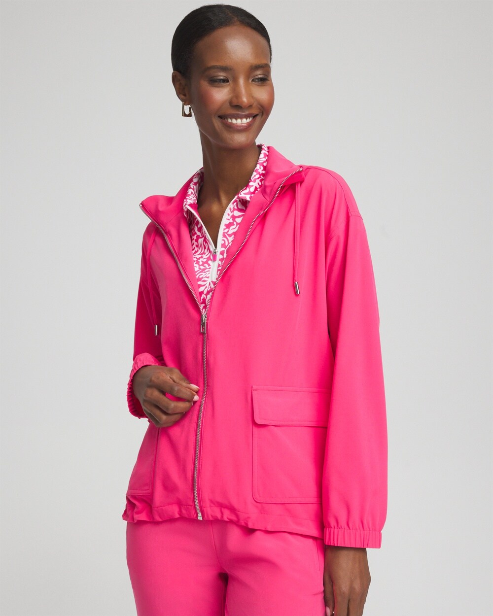 Zenergy\u00AE UPF Neema Bungee Hem Jacket