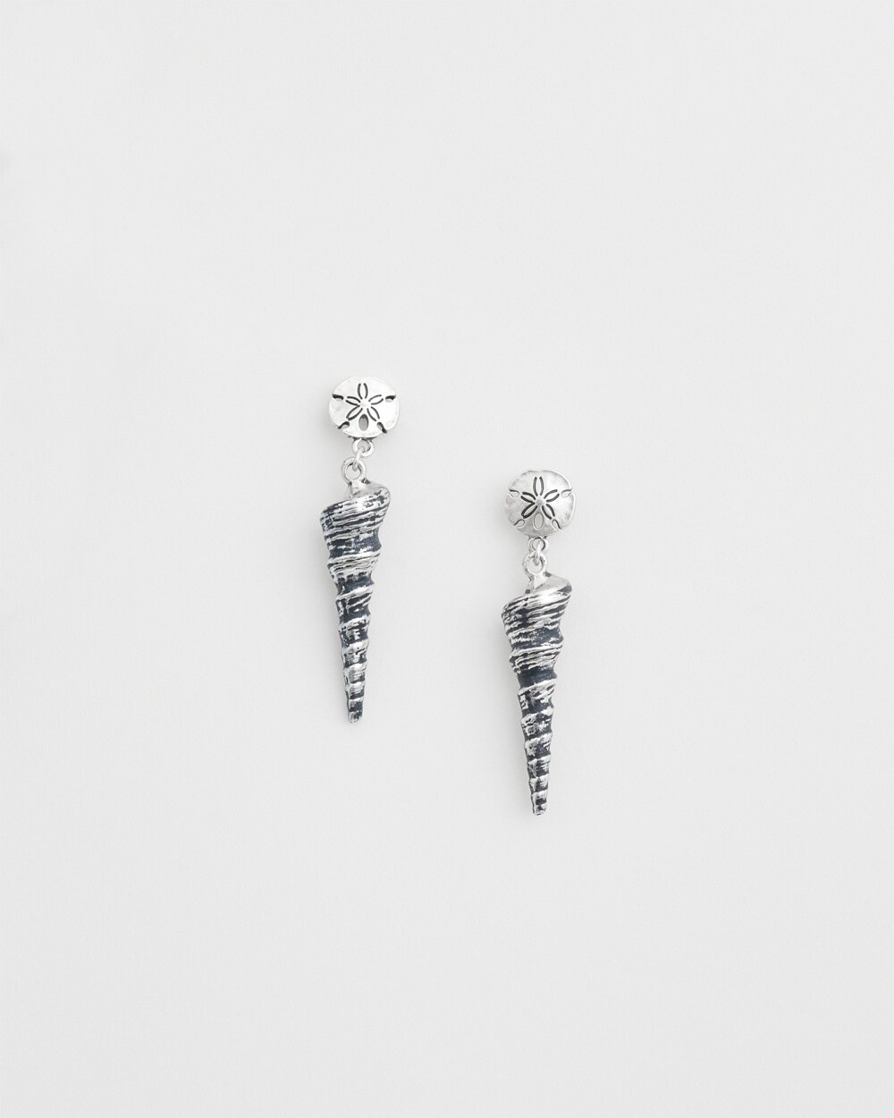 Faux Shell Charm Earrings