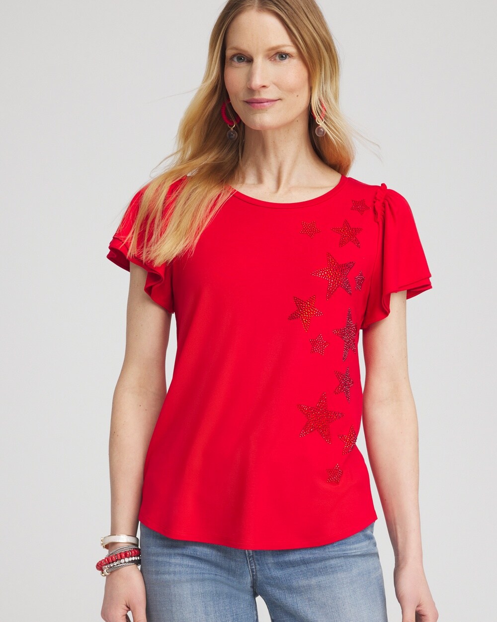 Embellished Star Tee