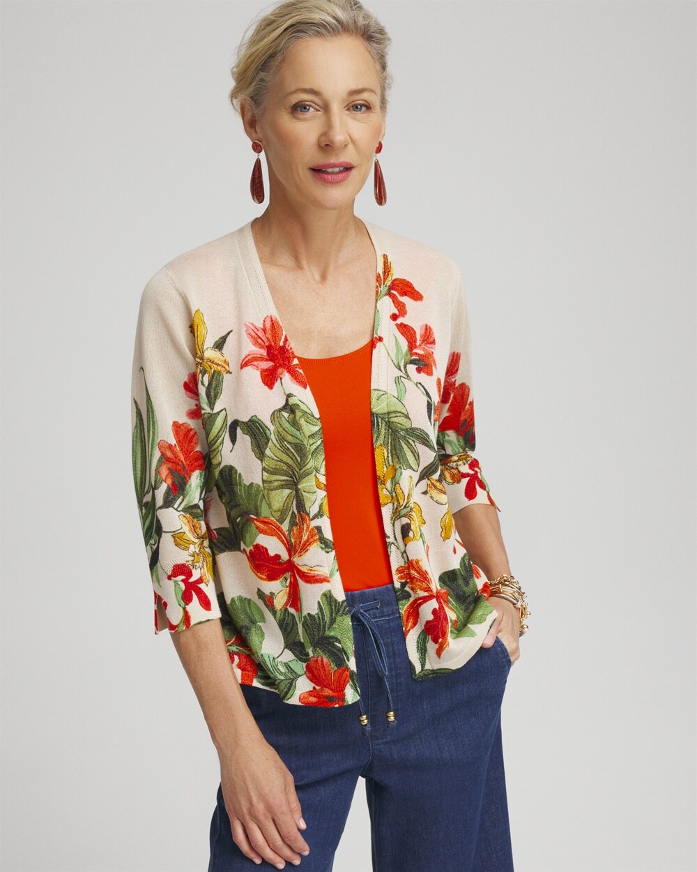 Summer Romance Orchid Short Cardigan