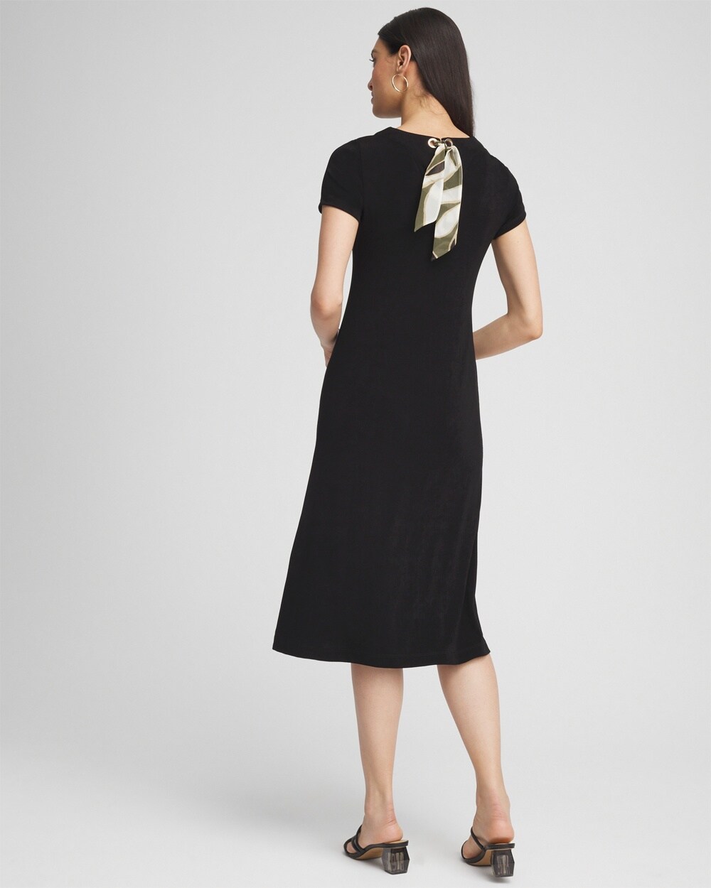 Travelers&#8482; Fit and Flare Tie Back Dress