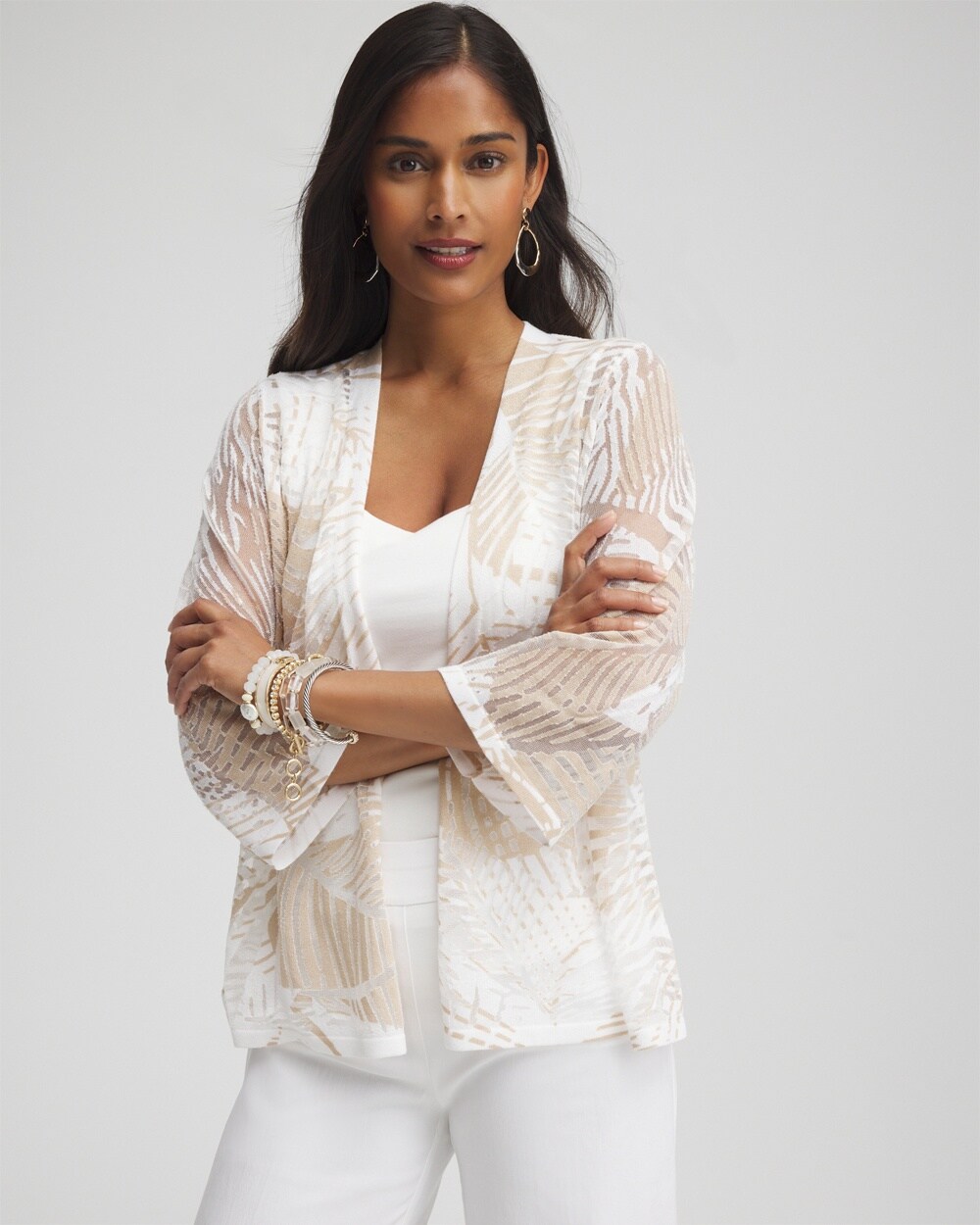 Palms Burnout Cardigan