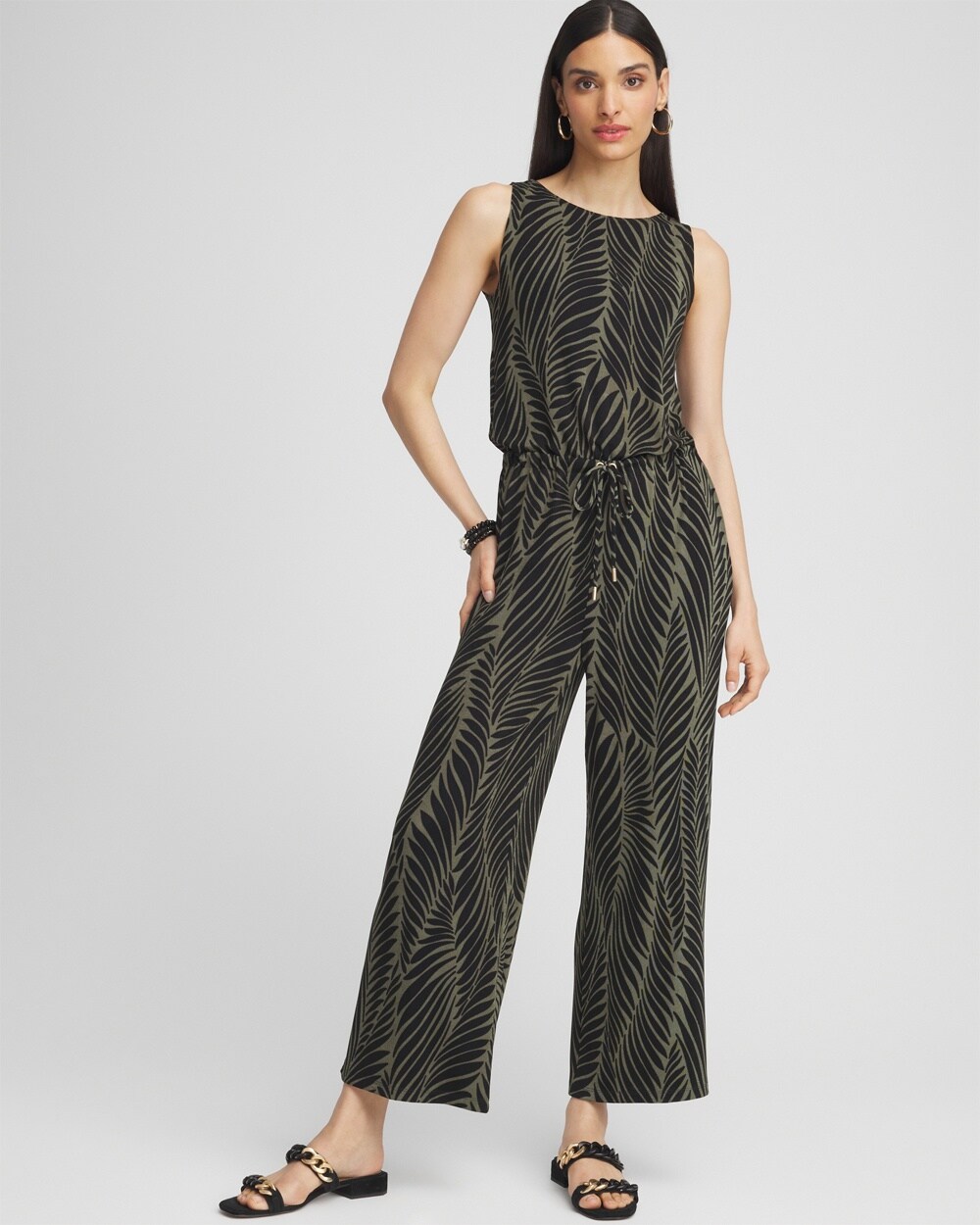 Petite Travelers&#8482; Tie Waist Jumpsuit