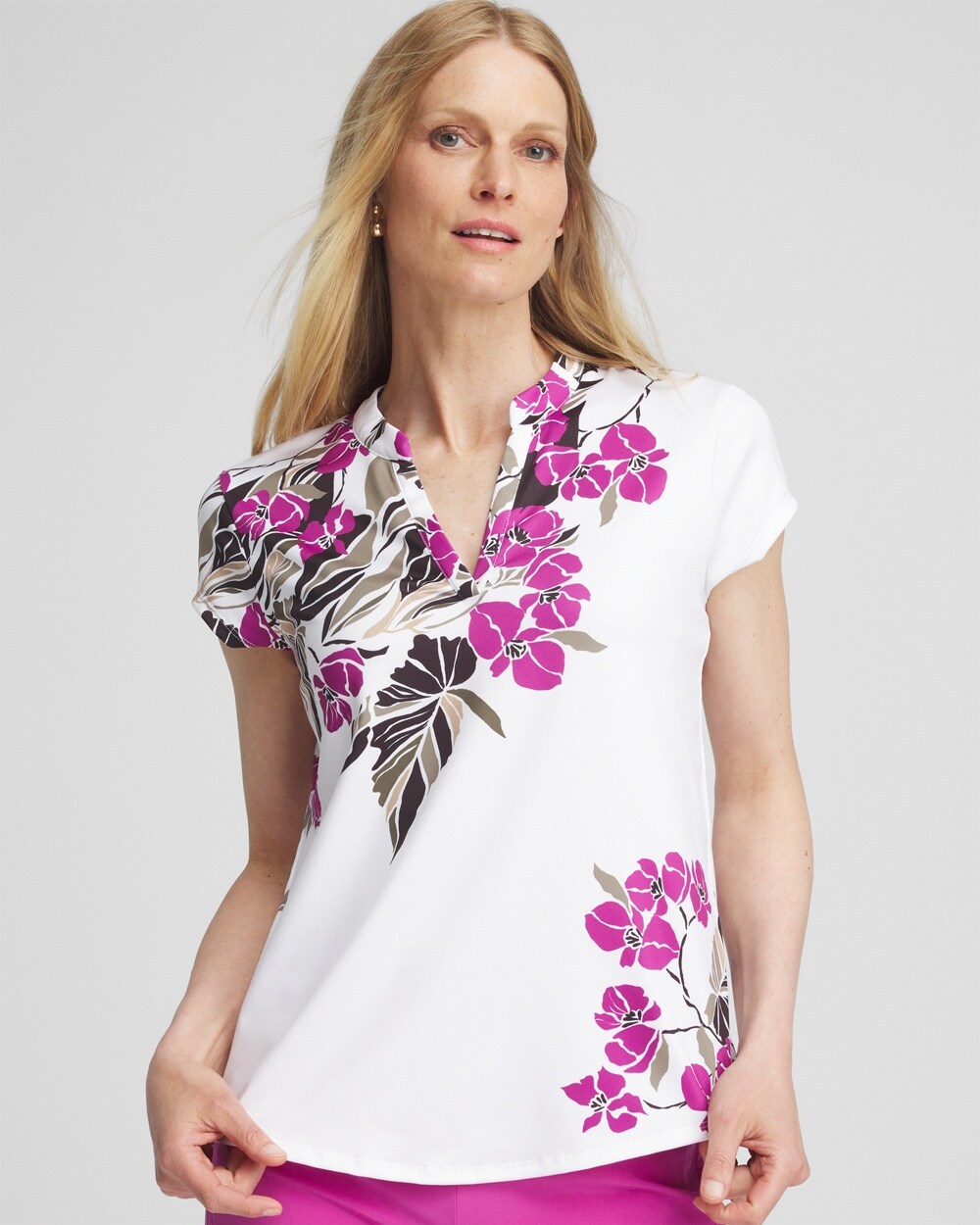 Zenergy\u00AE Placed Floral Top