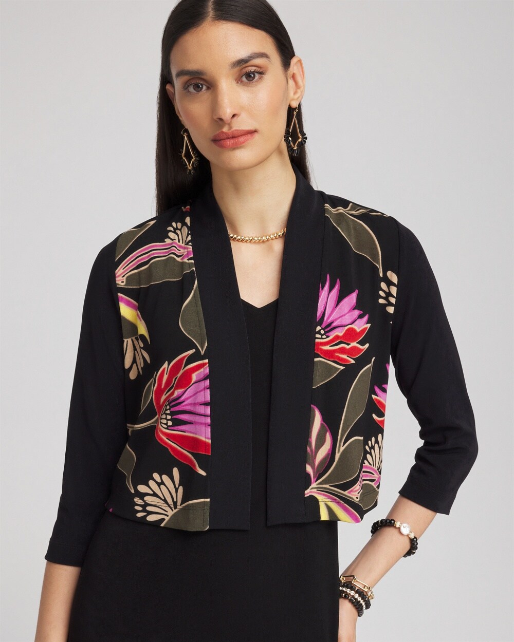 Travelers&#8482; Floral Cardigan