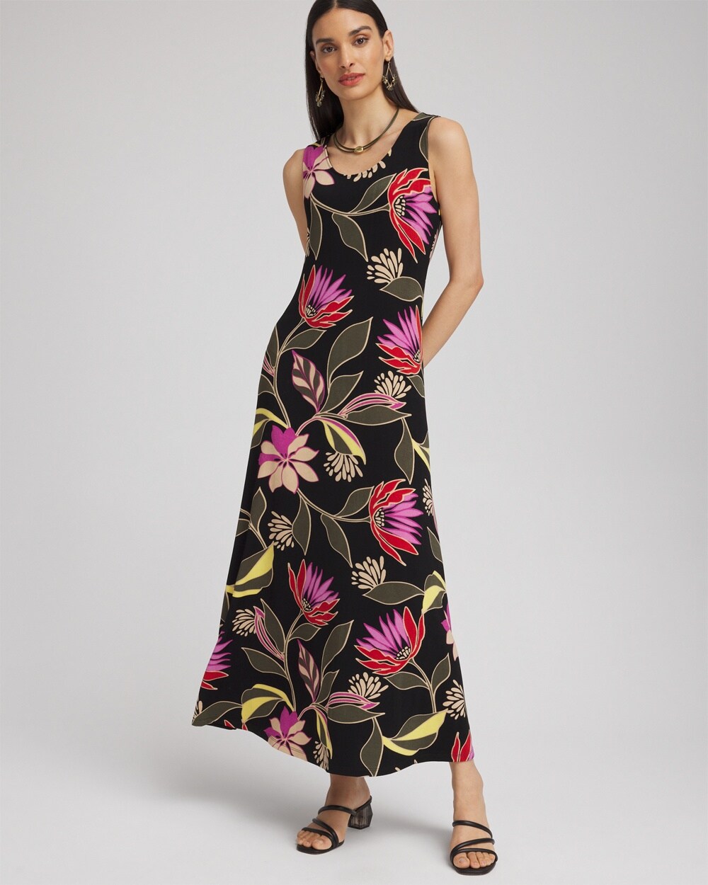 Travelers&#8482; Floral Tank Dress